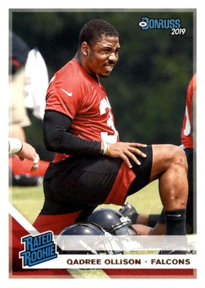 #349 Qadree Ollison - Atlanta Falcons - 2019 Donruss Football