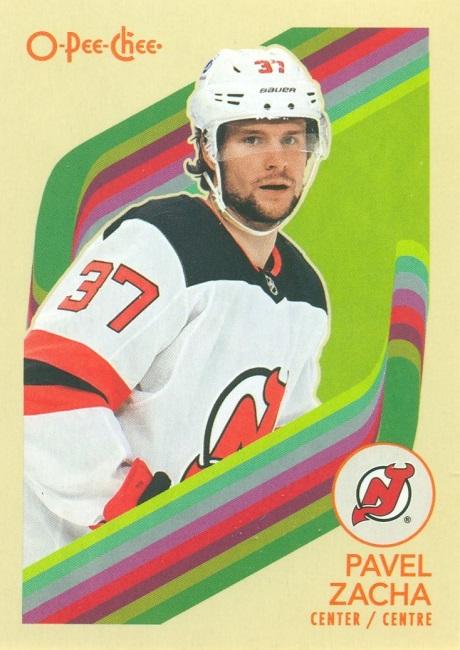 #349 Pavel Zacha - New Jersey Devils - 2023-24 O-Pee-Chee - Retro Hockey