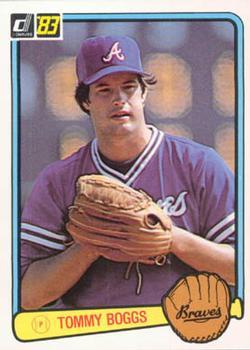 #349 Tommy Boggs - Atlanta Braves - 1983 Donruss Baseball