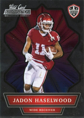 #ANBC-34 Jadon Haselwood - Oklahoma Sooners - 2021 Wild Card Alumination NIL Football