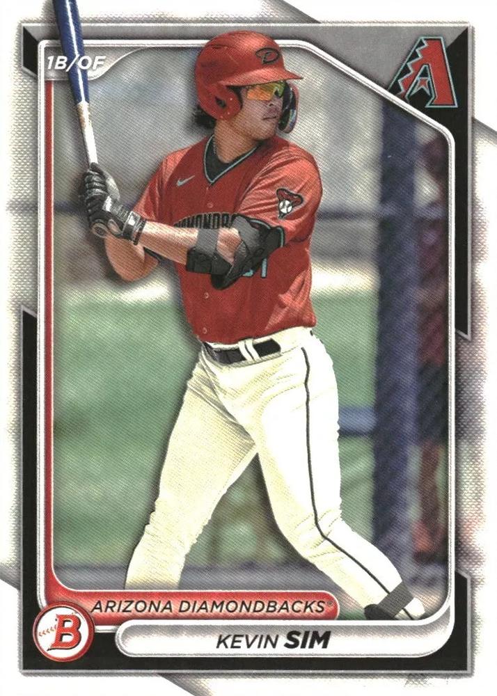 #BP-34 Kevin Sim - Arizona Diamondbacks - 2024 Bowman - Prospects Baseball