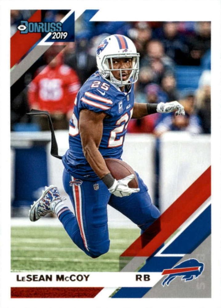 #34 LeSean McCoy - Buffalo Bills - 2019 Donruss Football
