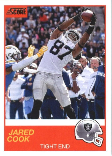 #34 Jared Cook - Oakland Raiders - 2019 Score Football