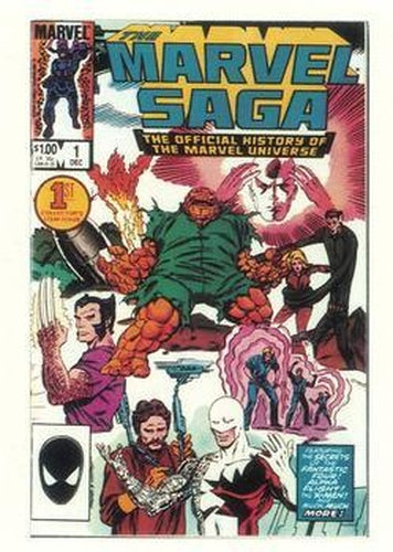 #34 Marvel Saga - The Official History of the Marvel Universe - 1991 Comic Images Marvel Comics First Covers II