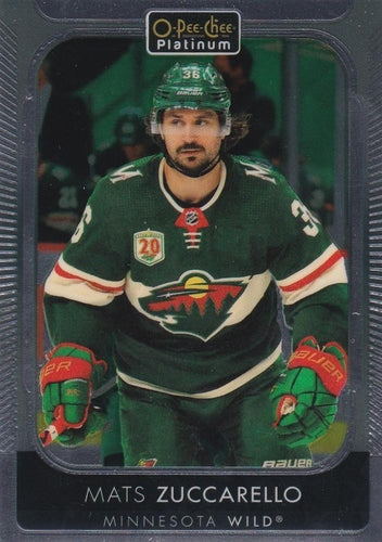 #34 Mats Zuccarello - Minnesota Wild - 2021-22 O-Pee-Chee Platinum Hockey