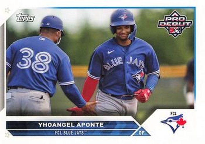 #PD-34 Yhoangel Aponte - FCL Blue Jays - 2023 Topps Pro Debut Baseball