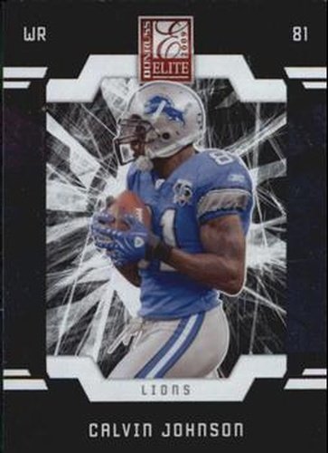 #34 Calvin Johnson - Detroit Lions - 2009 Donruss Elite Football