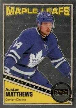 #R-34 Auston Matthews - Toronto Maple Leafs - 2019-20 O-Pee-Chee Platinum - Retro Hockey