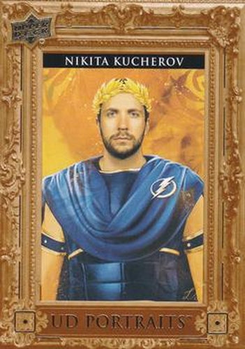 #P34 Nikita Kucherov - Tampa Bay Lightning - 2023-24 Upper Deck - UD Portraits Hockey