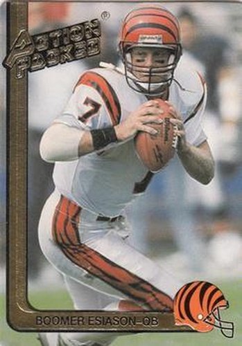 #34 Boomer Esiason - Cincinnati Bengals - 1991 Action Packed Football