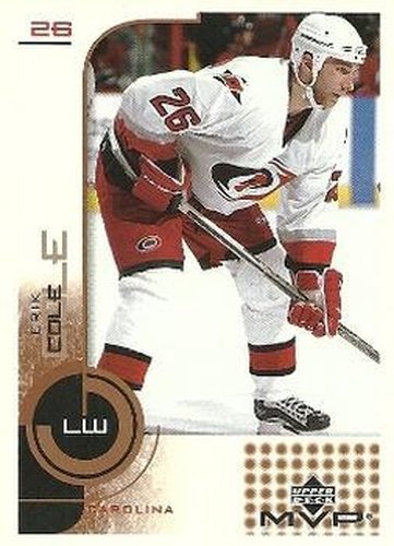 #34 Erik Cole - Carolina Hurricanes - 2002-03 Upper Deck MVP Hockey