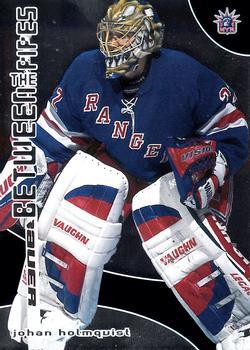 #34 Johan Holmqvist - New York Rangers - 2001-02 Be a Player Between the Pipes Hockey