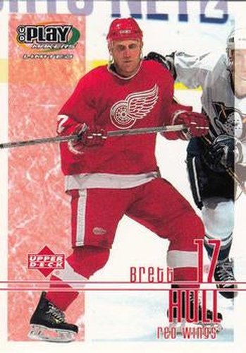 #34 Brett Hull - Detroit Red Wings - 2001-02 Upper Deck Playmakers Hockey