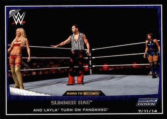 #34 Summer Rae - 2015 Topps WWE Road to Wrestlemania Wrestling