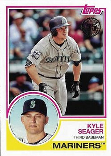 #83-34 Kyle Seager - Seattle Mariners - 2018 Topps - 1983 Topps Baseball 35th Anniversary Baseball