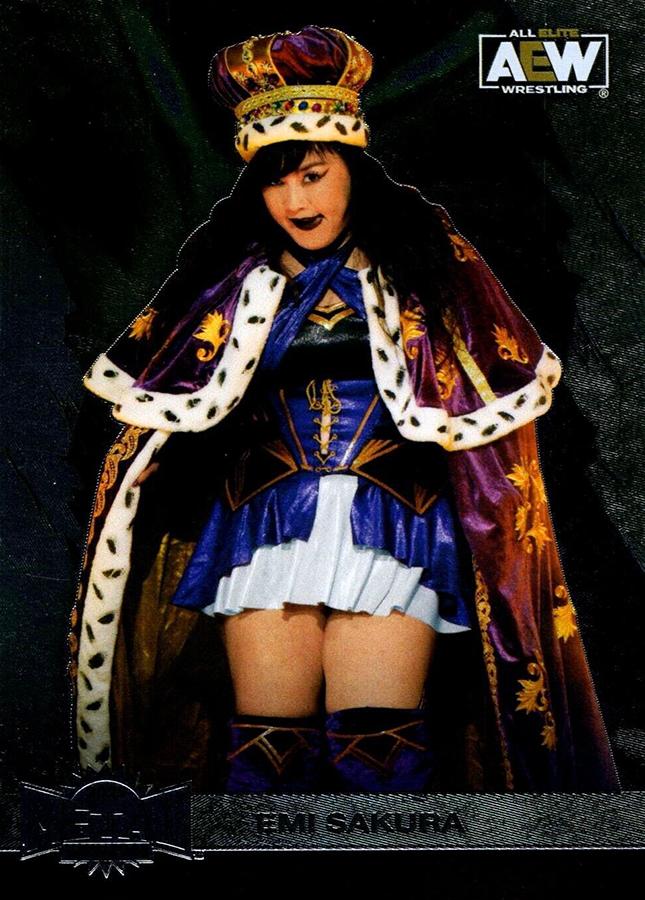 #34 Emi Sakura - 2022 SkyBox Metal Universe AEW Wrestling
