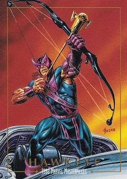 #34 Hawkeye - 1992 SkyBox Marvel Masterpieces