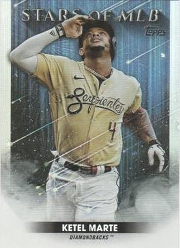 #SMLB-34 Ketel Marte - Arizona Diamondbacks - 2022 Topps - Stars of MLB Baseball