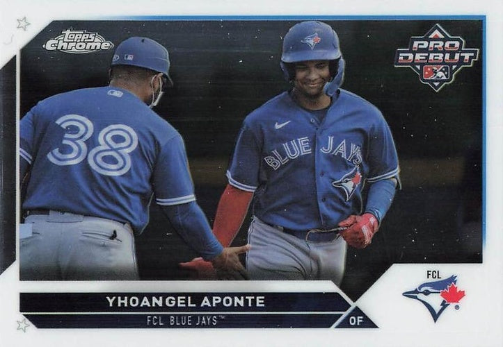 #PDC-34 Yhoangel Aponte - FCL Blue Jays - 2023 Topps Pro Debut - Chrome Baseball
