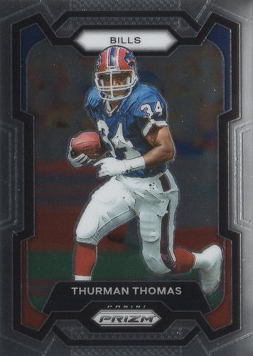 #34 Thurman Thomas - Buffalo Bills - 2023 Panini Prizm Football