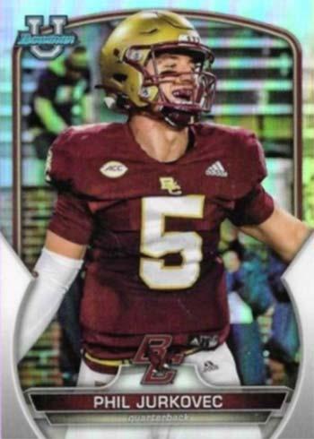 #35b Phil Jurkovec - Boston College Eagles - 2022 Bowman Chrome University Football