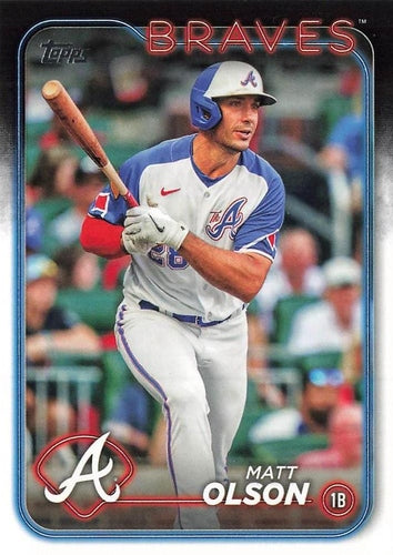 #350 Matt Olson - Atlanta Braves - 2024 Topps Baseball