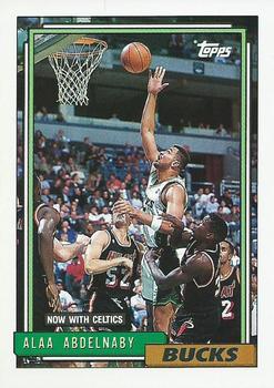 #350 Alaa Abdelnaby - Boston Celtics - 1992-93 Topps Basketball