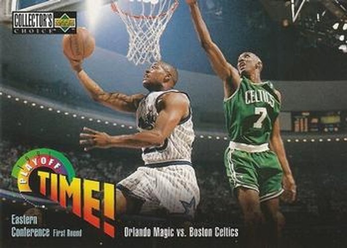 #350 Orlando Magic vs. Boston Celtics - Orlando Magic / Boston Celtics - 1995-96 Collector's Choice Basketball