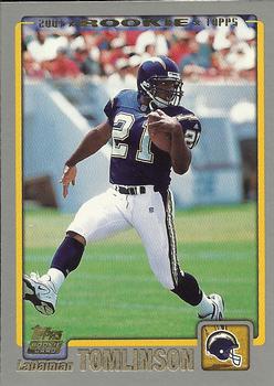 #350 LaDainian Tomlinson - San Diego Chargers - 2001 Topps Football