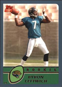 #350 Byron Leftwich - Jacksonville Jaguars - 2003 Topps Football