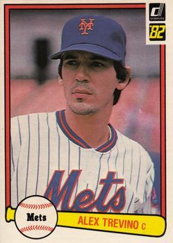 #350 Alex Trevino - New York Mets - 1982 Donruss Baseball