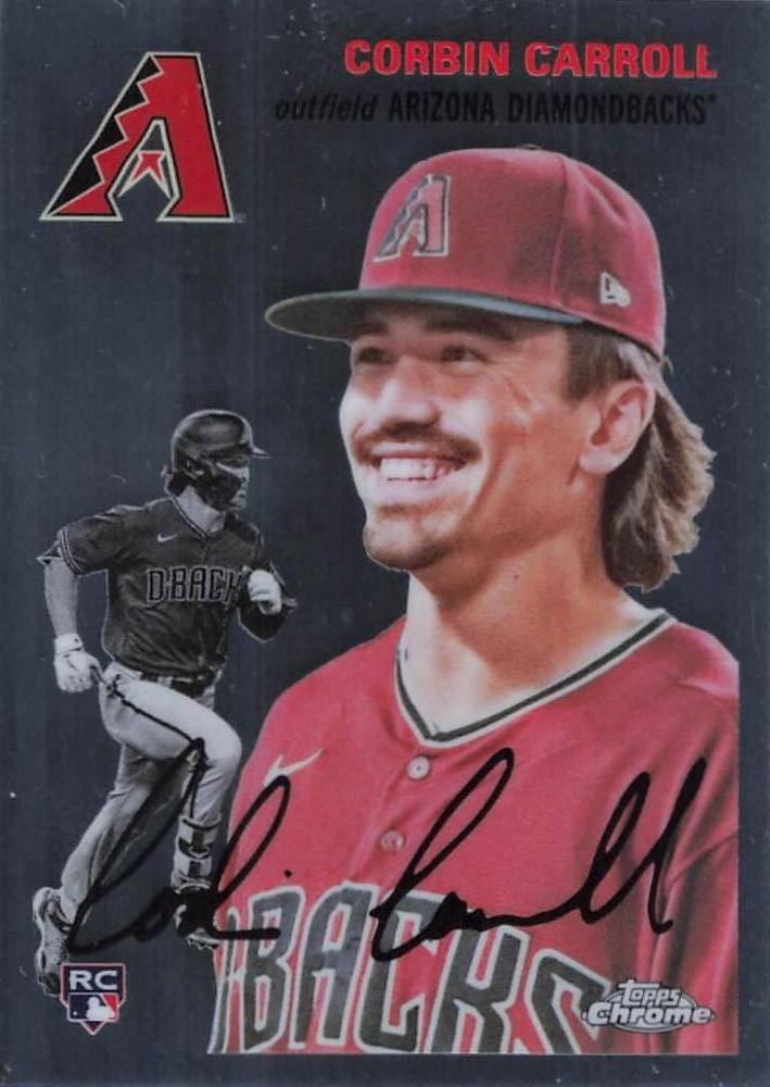 #350 Corbin Carroll - Arizona Diamondbacks - 2023 Topps Chrome Platinum Anniversary Baseball