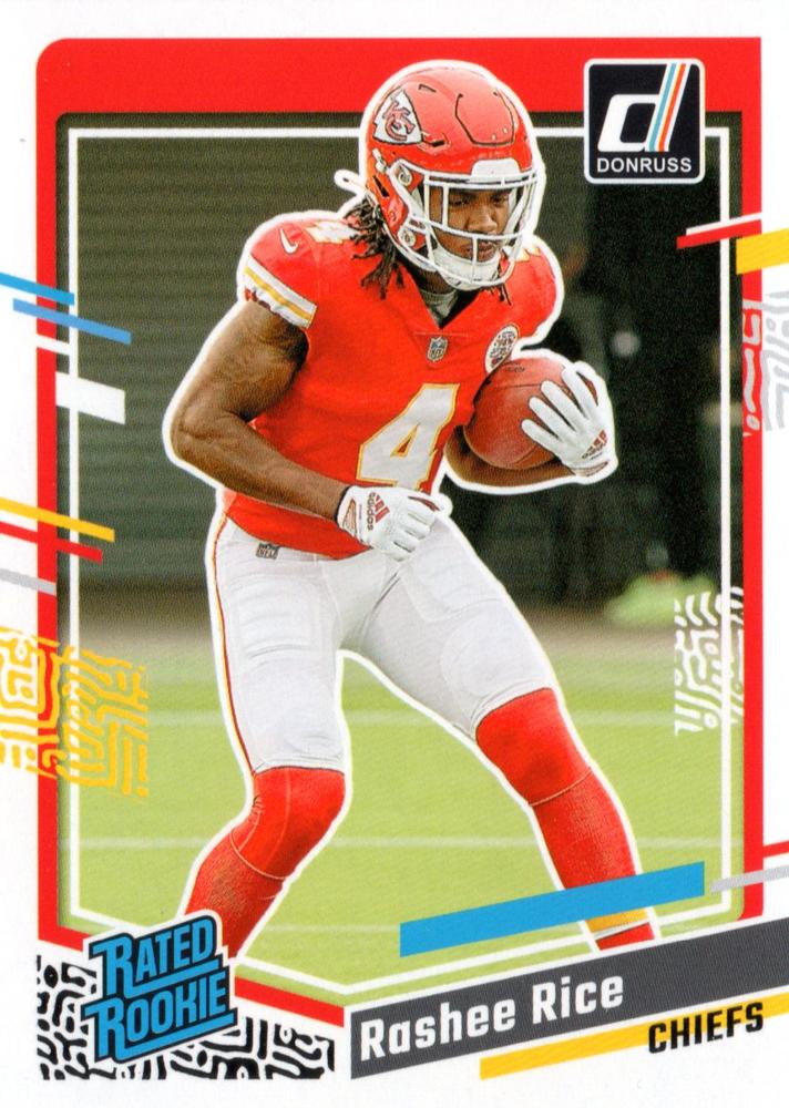 #350 Rashee Rice - Kansas City Chiefs - 2023 Donruss Football