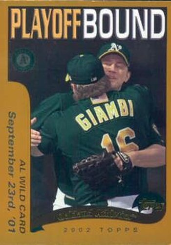 #350 Oakland Athletics - Oakland Athletics - 2002 Topps Baseball