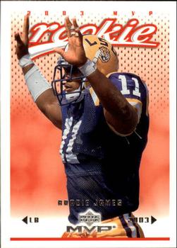#351 Bradie James - Dallas Cowboys - 2003 Upper Deck MVP Football