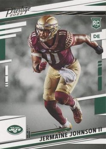 #351 Jermaine Johnson II - New York Jets - 2022 Panini Prestige Football