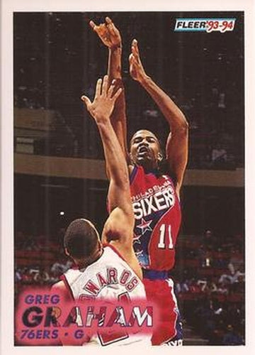 #351 Greg Graham - Philadelphia 76ers - 1993-94 Fleer Basketball