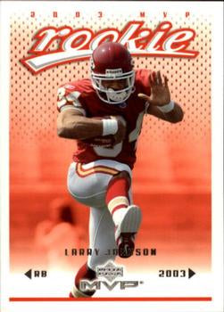 #352 Larry Johnson - Kansas City Chiefs - 2003 Upper Deck MVP Football