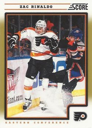 #352 Zac Rinaldo - Philadelphia Flyers - 2012-13 Score - Gold Rush Hockey