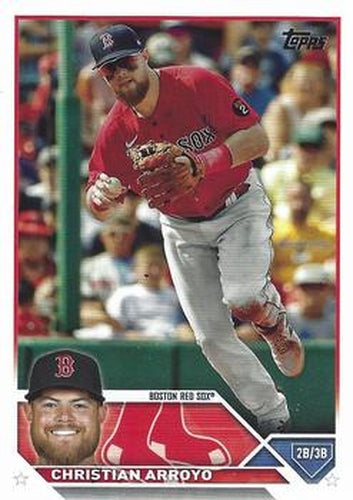 #352 Christian Arroyo - Boston Red Sox - 2023 Topps Baseball
