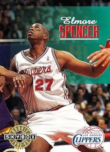 #353 Elmore Spencer - Los Angeles Clippers - 1992-93 SkyBox Basketball