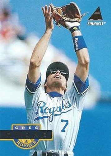 #354 Greg Gagne - Kansas City Royals - 1994 Pinnacle Baseball