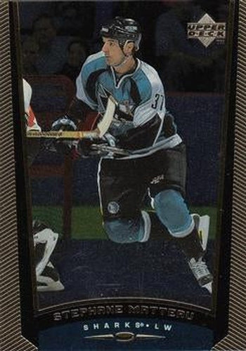 #355 Stephane Matteau - San Jose Sharks - 1998-99 Upper Deck Gold Reserve Hockey