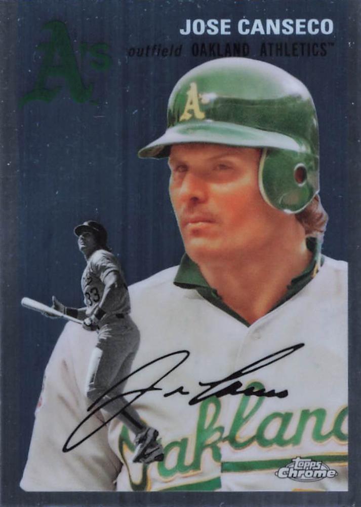 #356 Jose Canseco - Oakland Athletics - 2023 Topps Chrome Platinum Anniversary Baseball