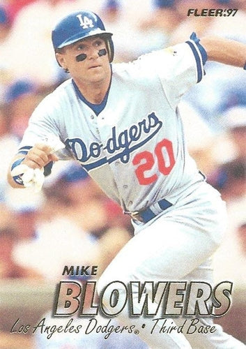 #356 Mike Blowers - Los Angeles Dodgers - 1997 Fleer Baseball