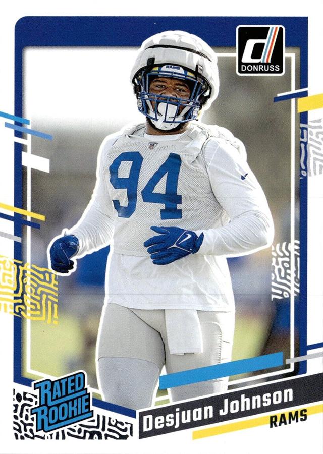 #356 Desjuan Johnson - Los Angeles Rams - 2023 Donruss Football