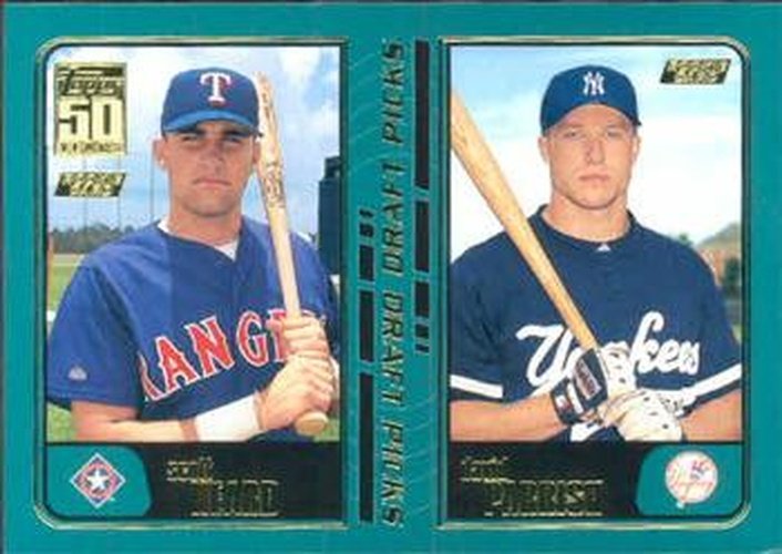#356 Scott Heard / David Parrish - Texas Rangers / New York Yankees - 2001 Topps Baseball