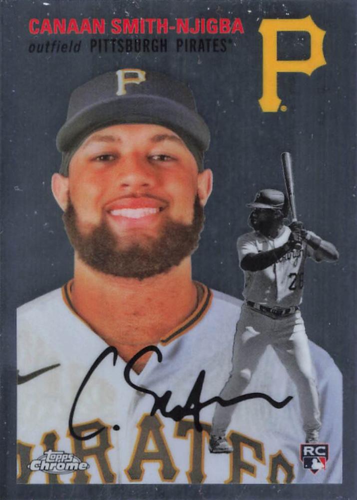 #357 Canaan Smith-Njigba - Pittsburgh Pirates - 2023 Topps Chrome Platinum Anniversary Baseball
