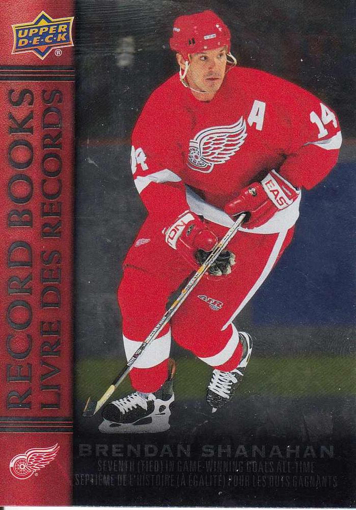 #RB-12 Brendan Shanahan - Detroit Red Wings - 2023 Upper Deck Tim Hortons Legends - Record Books Hockey
