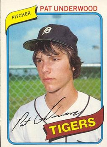 #358 Pat Underwood - Detroit Tigers - 1980 O-Pee-Chee Baseball